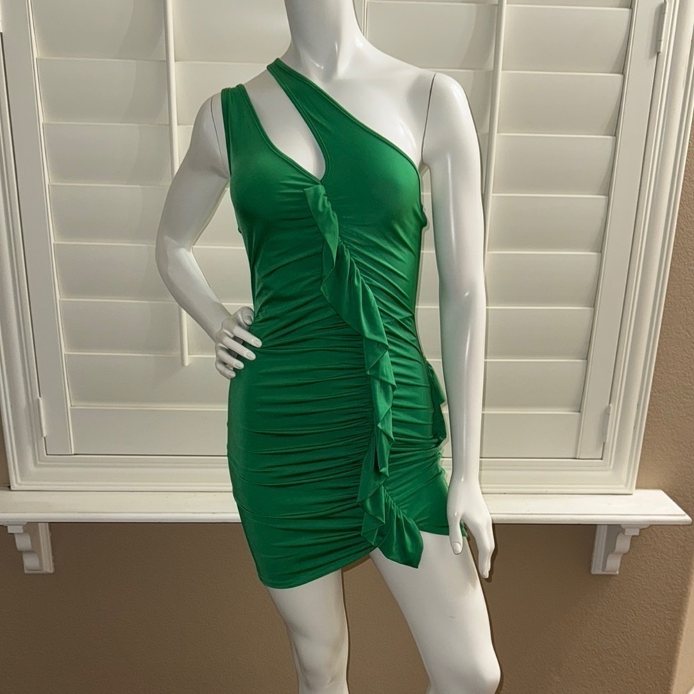 NBD Antoine Mini Dress Kelly Green
